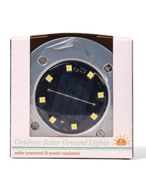 New! 2pk Outdoor Solar Ground Lights - Target Bullseye's Playground™